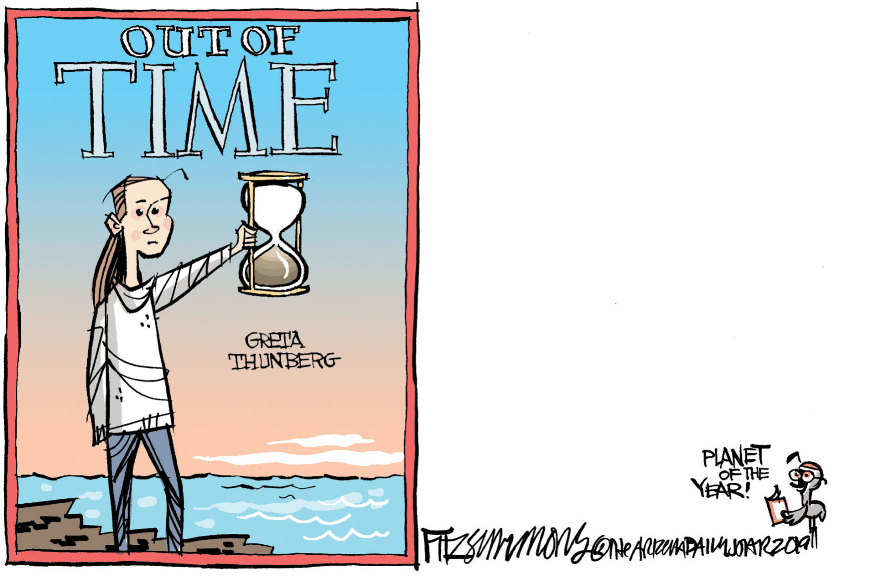 Daily Fitz Cartoon: Greta
